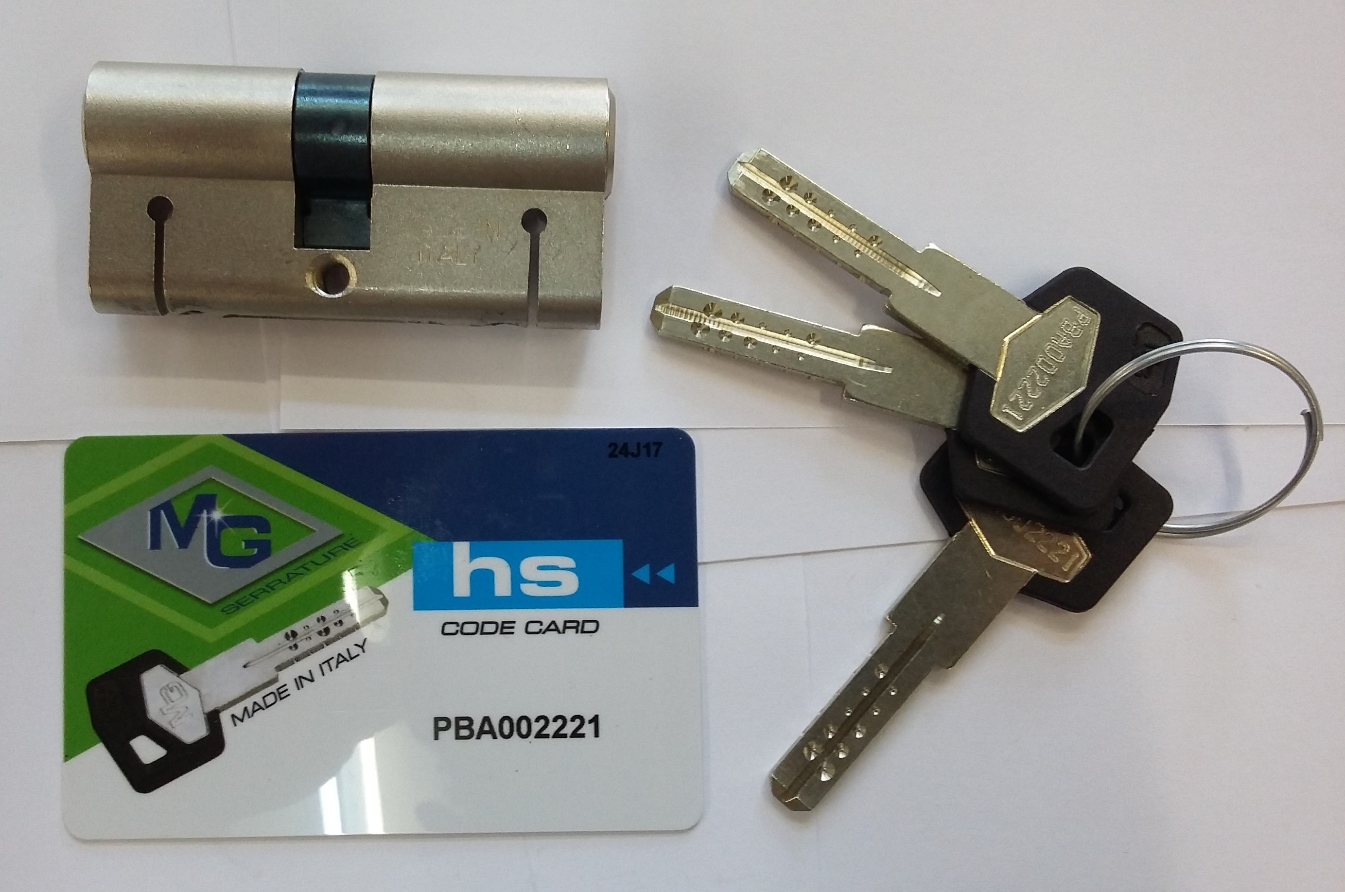 Cilindro europeo di alta sicurezza mg hs ferramenta como Chiave serratura europea